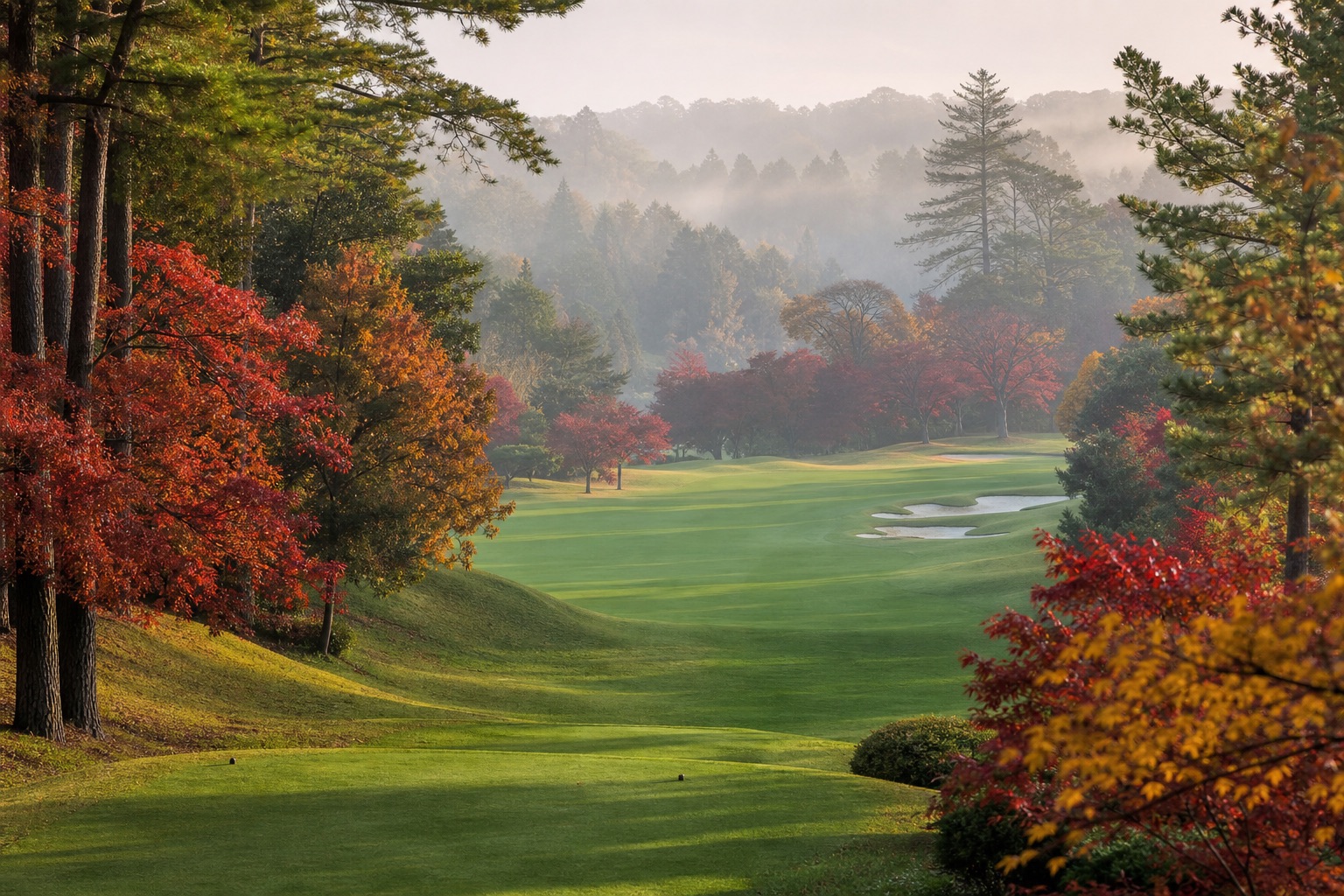 Tokyo & Chiba golf scenery