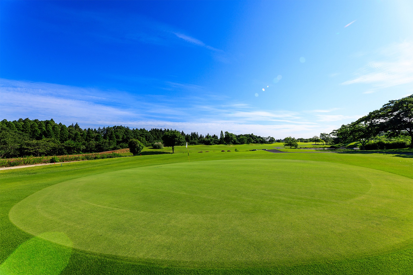 Landscaped course at Chiba Birdie Club
